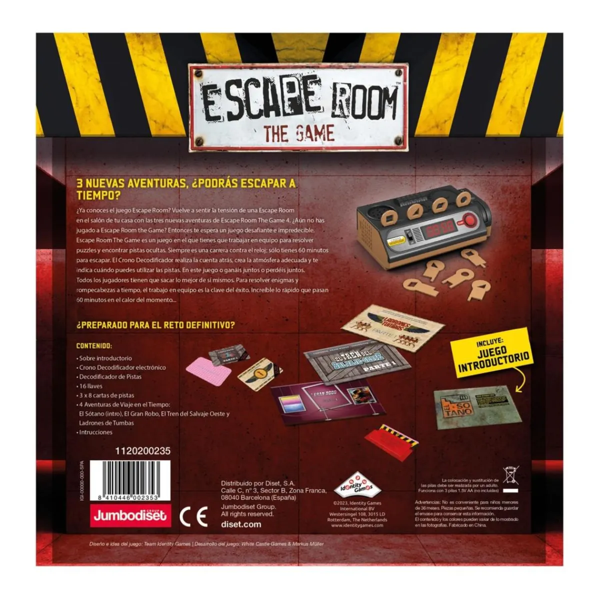 Online Diset - Escape Room - Juego de mesa Friki Zone|Juegos Y Puzzles