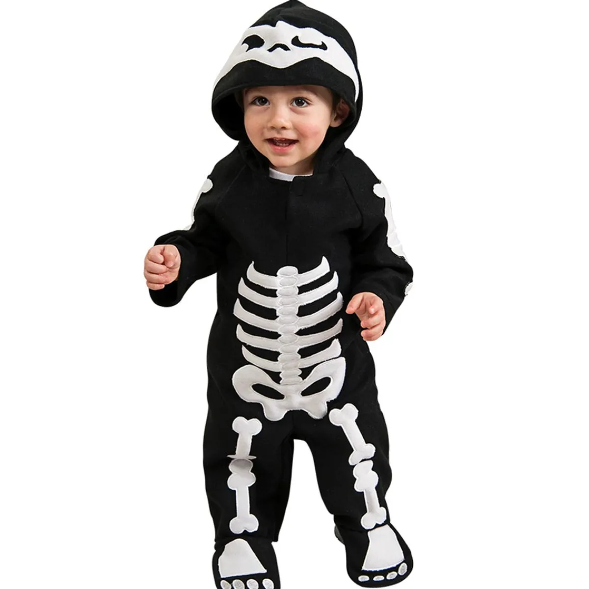 Outlet Disfraz Bebé - Esqueleto 6-12 meses Halloween|Disfraces
