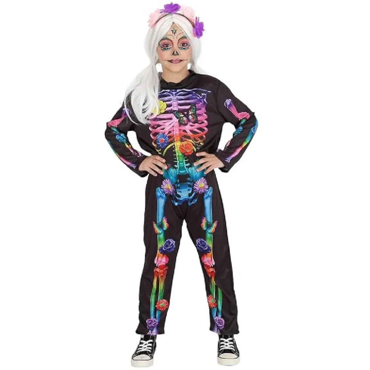 Disfraz Catrina Happy Flower Talla S (7-8 años)*RUBIE'S New