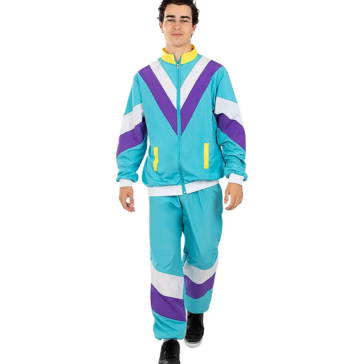 New Disfraz chándal de los Años 80 para adulto S-M Disfraces|Halloween