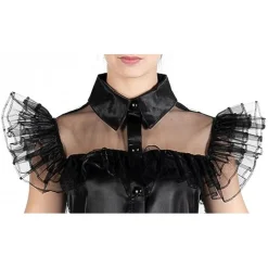 Disfraz de baile Rave'N Dance estilo Wednesday Addams, color negro, talla S ㅤ*TOYS 