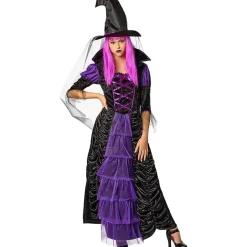 Disfraz de bruja malvada con vestido y sombrero para mujer*RUBIE'S Discount