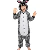 Disfraz de cebra onesie para niños 7-9 años*Funidelia Best