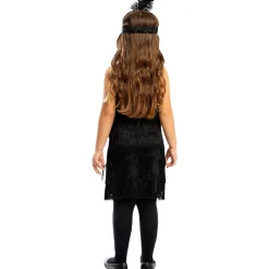 Disfraz de charlestón negro para niña 10-12 años*Funidelia Best