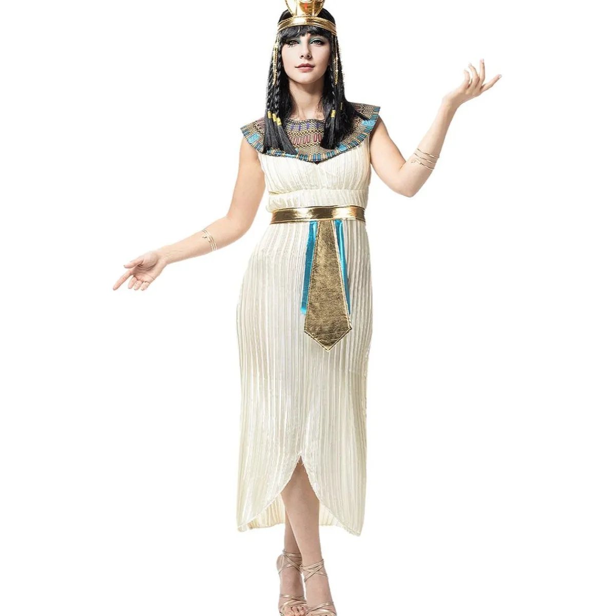 Hot Disfraz de Cleopatra elegante para mujer L Disfraces|Halloween
