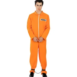 Discount Disfraz de convicto naranja hombre L-XL Disfraces|Halloween