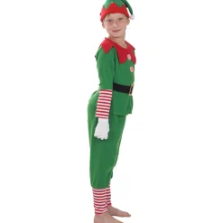 Hot Disfraz de elfo navideño niño 7-9 años Disfraces|Halloween