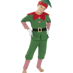 Disfraz de elfo navideño niño 10-12 años*Funidelia