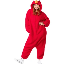 Hot Disfraz de Elmo para adulto - Barrio Sésamo M-L Disfraces|Halloween