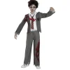 New Disfraz de estudiante zombie niño 10-12 años Disfraces|Halloween