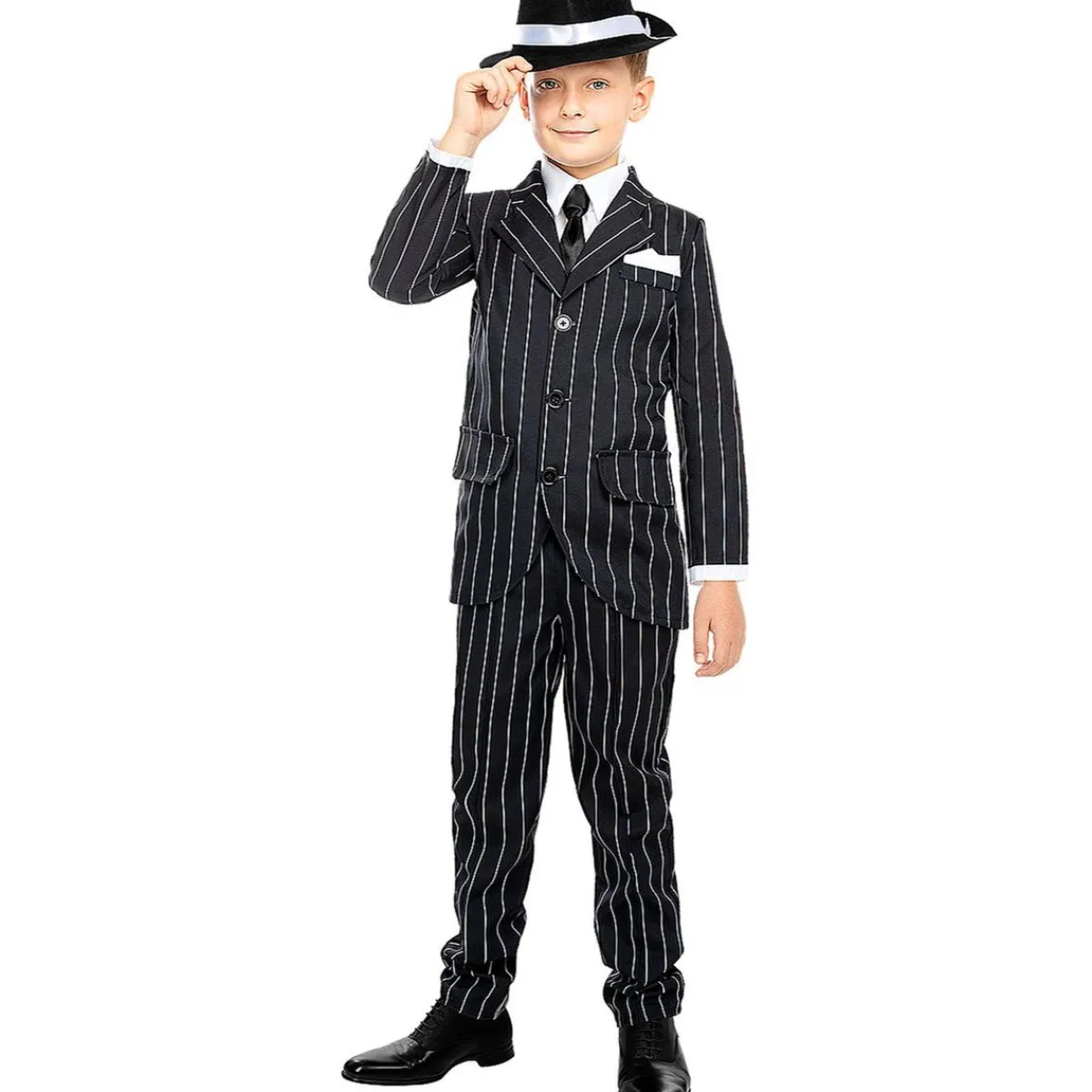Disfraz de gangster para niño 5-6 años*Funidelia Clearance
