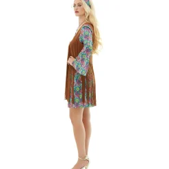 Online Disfraz de hippie para mujer XXL Disfraces|Halloween