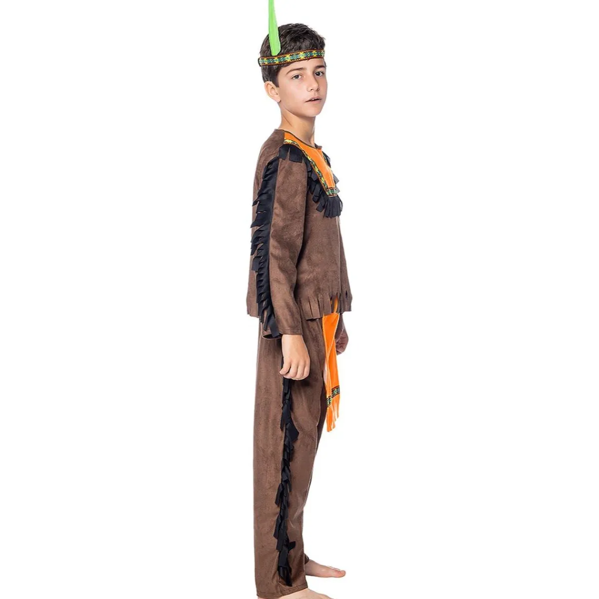Online Disfraz de Indio Deluxe para niño 7-9 años Halloween|Disfraces