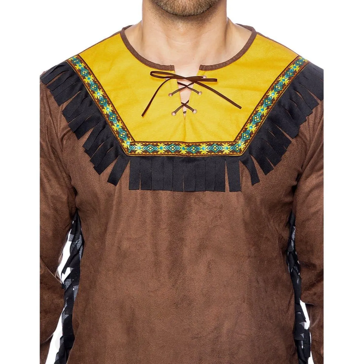 Discount Disfraz de Indio Deluxe para hombre XXL Disfraces|Halloween