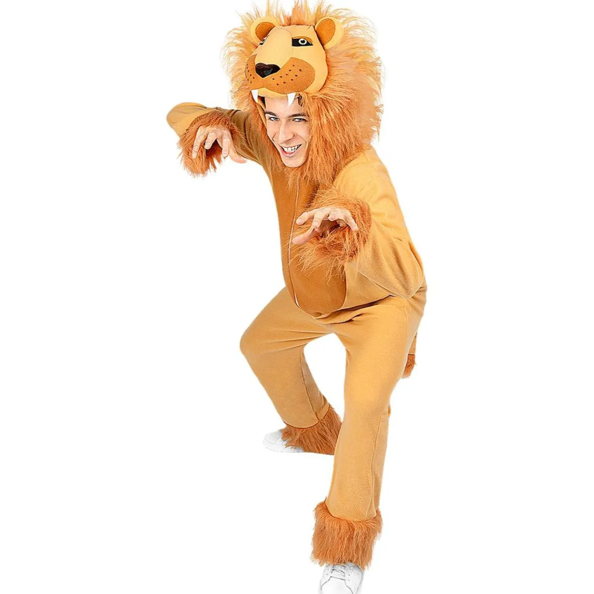 Hot Disfraz de león para adulto L-XL Disfraces|Halloween
