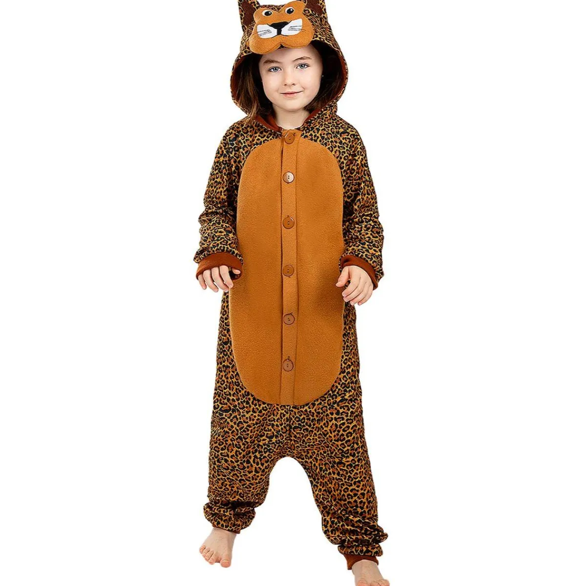 New Disfraz de leopardo onesie para niños 10-12 años Halloween|Disfraces
