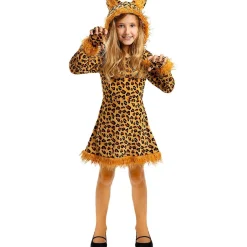 Outlet Disfraz de leopardo para niña 7-9 años Halloween|Disfraces