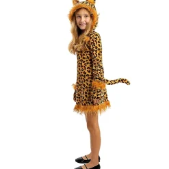 Outlet Disfraz de leopardo para niña 7-9 años Halloween|Disfraces