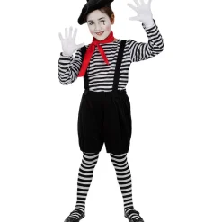 Clearance Disfraz de mimo para niña 5-6 años Halloween|Disfraces