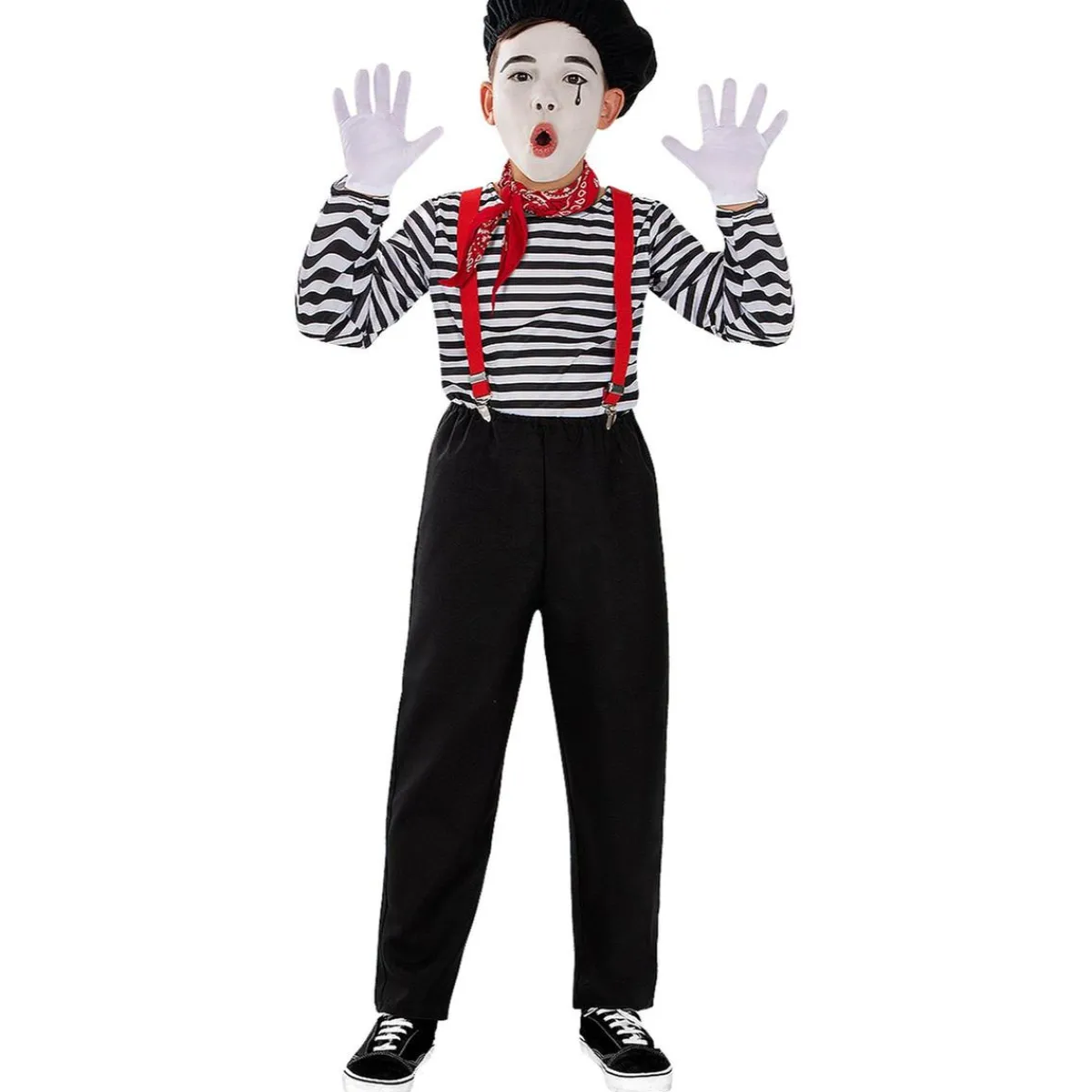 Disfraz de mimo para niño 10-12 años*Funidelia Sale