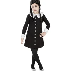 Discount Disfraz de Miércoles Addams niña 3-4 años Disfraces|Halloween