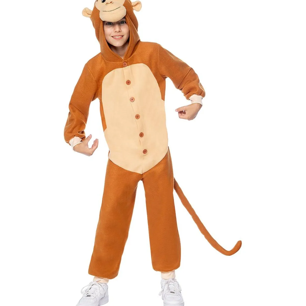 Disfraz de mono onesie para niños 10-12 años*Funidelia Sale