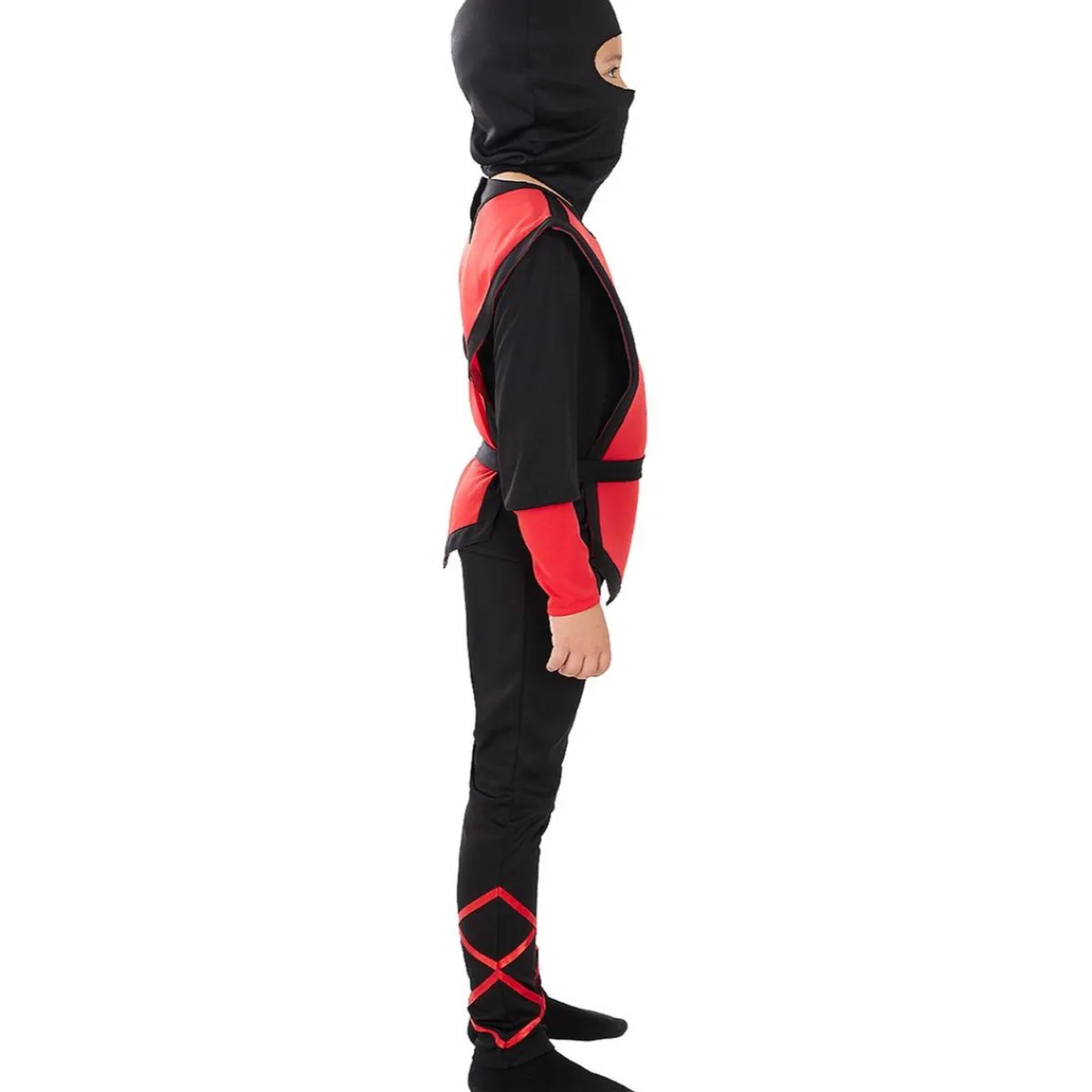Disfraz de Ninja rojo para niño 3-4 años*Funidelia Clearance