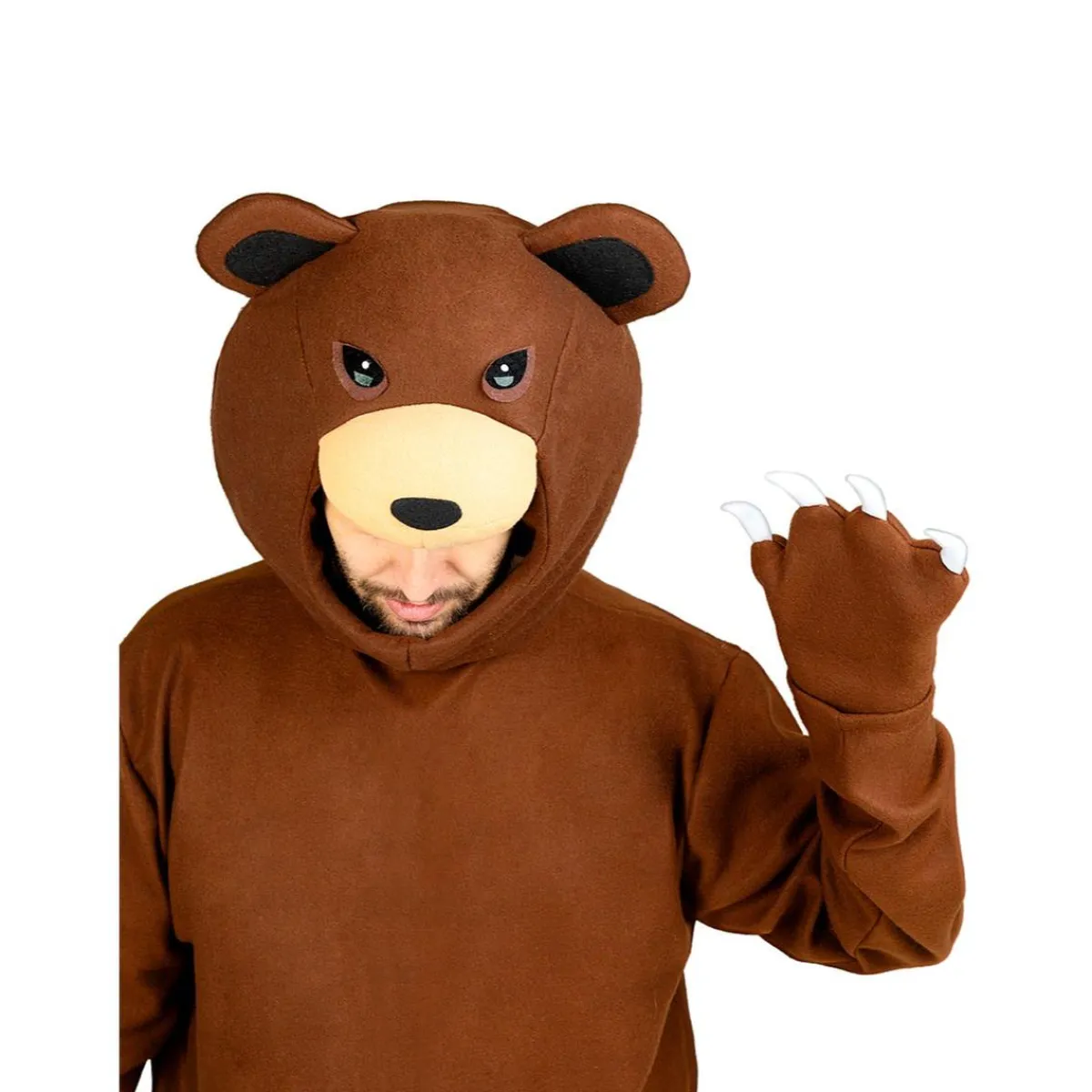 Disfraz de oso pardo para adulto XL*Funidelia Online