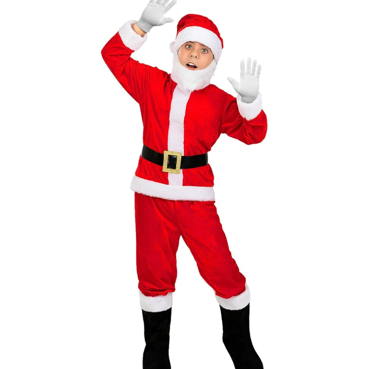 Sale Disfraz de Papá Noel Deluxe niño 10-12 años Disfraces|Halloween