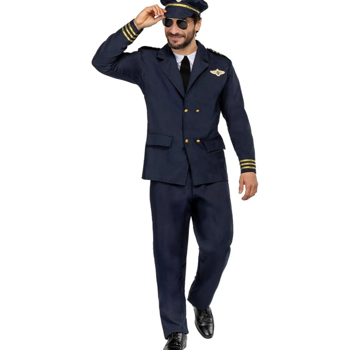 Disfraz de piloto de aviones para hombre L*Funidelia Hot