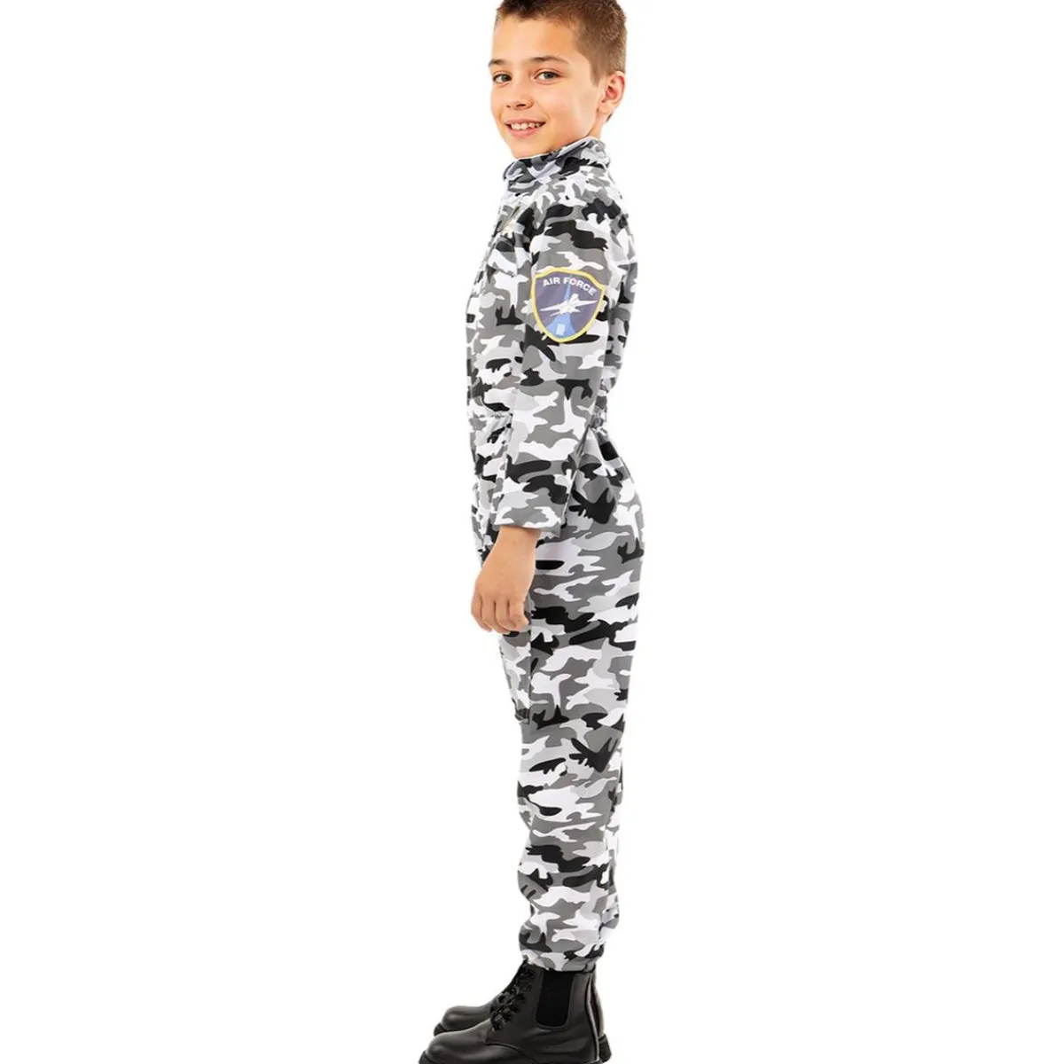 Clearance Disfraz de piloto de caza para niño 5-6 años Halloween|Disfraces