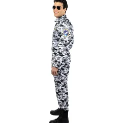 Disfraz de piloto de caza para hombre M-L*Funidelia New