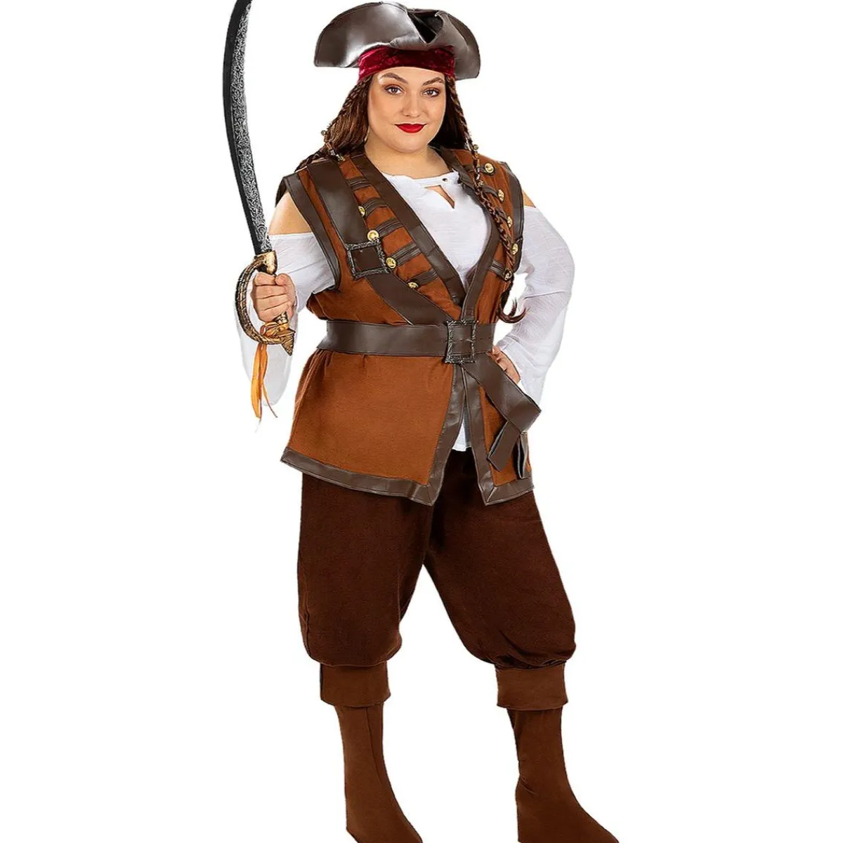 Disfraz de pirata para mujer- Colección Caribe L*Funidelia New