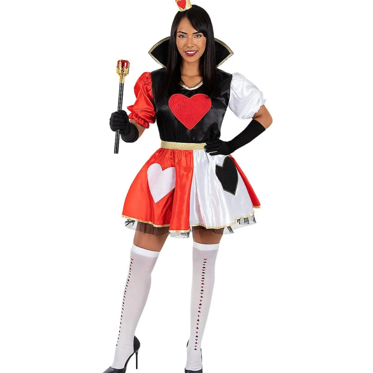 Discount Disfraz de Reina de corazones para mujer XS Disfraces|Halloween