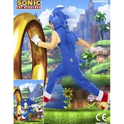 Hot Disfraz de Sonic Deluxe para niños 5-6 años Halloween|Disfraces