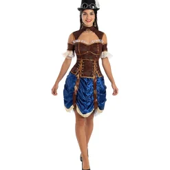 Disfraz de Steampunk corto para mujer M*Funidelia