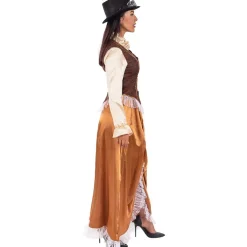 Best Disfraz de Steampunk largo para mujer XXL Disfraces|Halloween