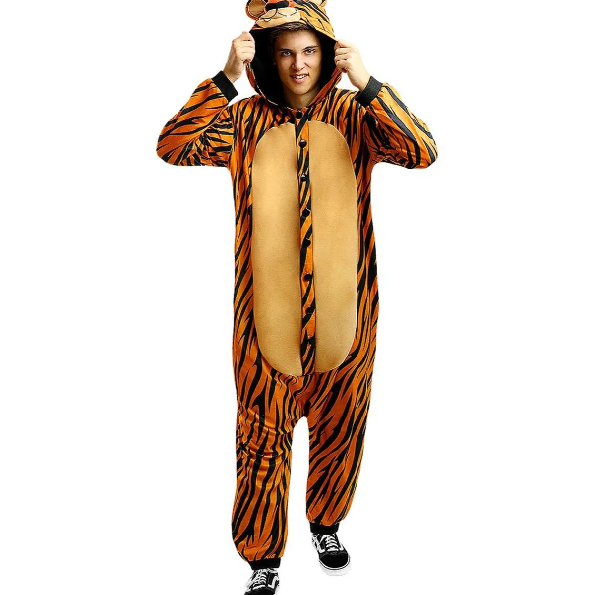 Disfraz de tigre onesie para adulto S-M*Funidelia Best