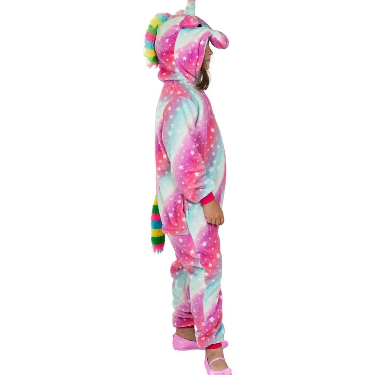Disfraz de unicornio multicolor onesie para niños 3-4 años*Funidelia Hot