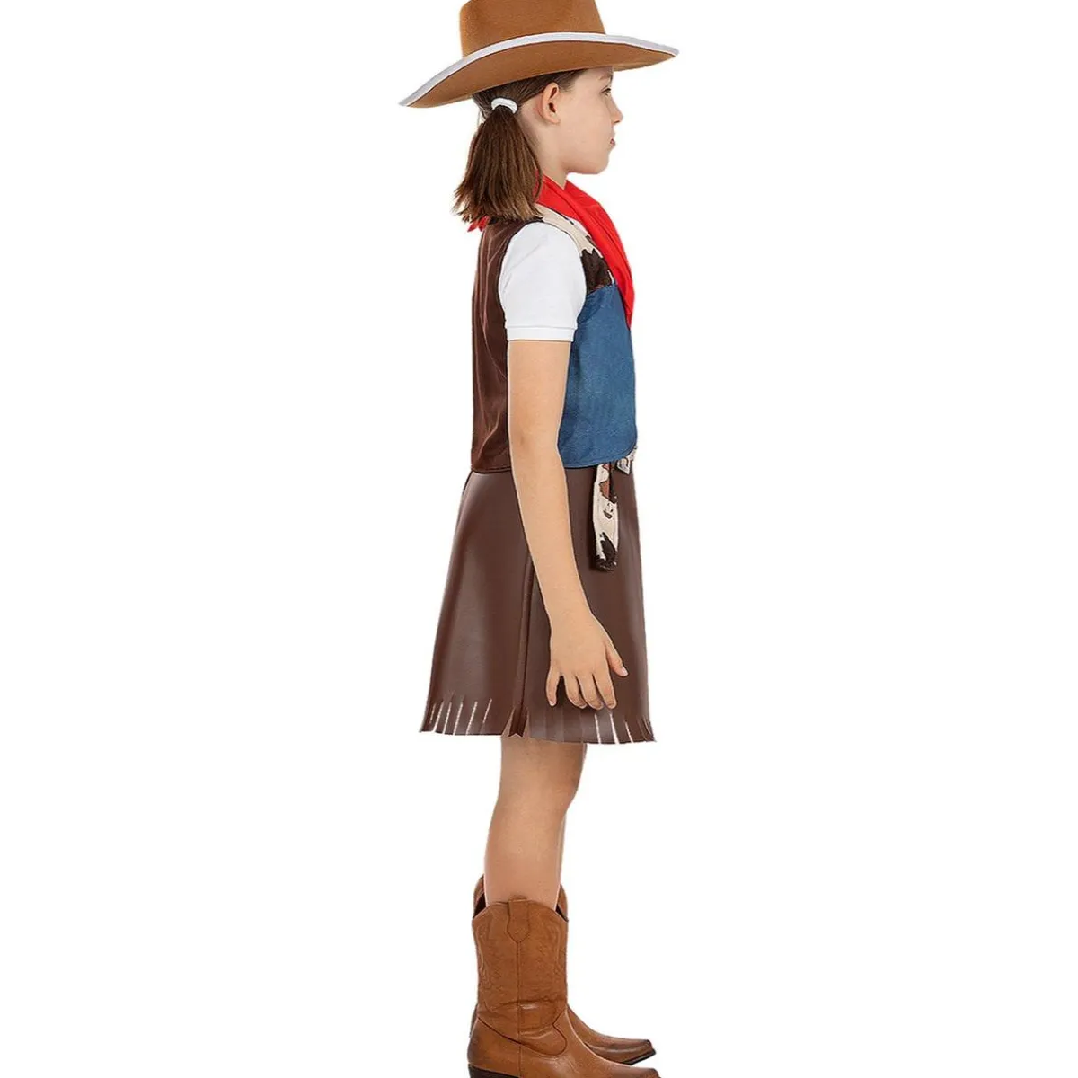 Disfraz de vaquera para niña 5-6 años*Funidelia Outlet