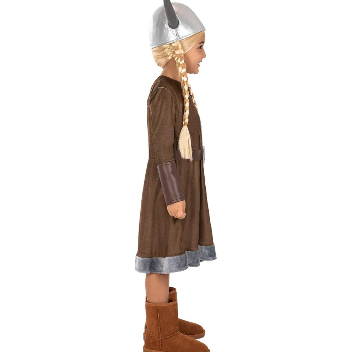 Outlet Disfraz de Vikingo para niña 10-12 años Halloween|Disfraces