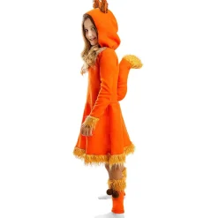 New Disfraz de zorro para niña 7-9 años Halloween|Disfraces