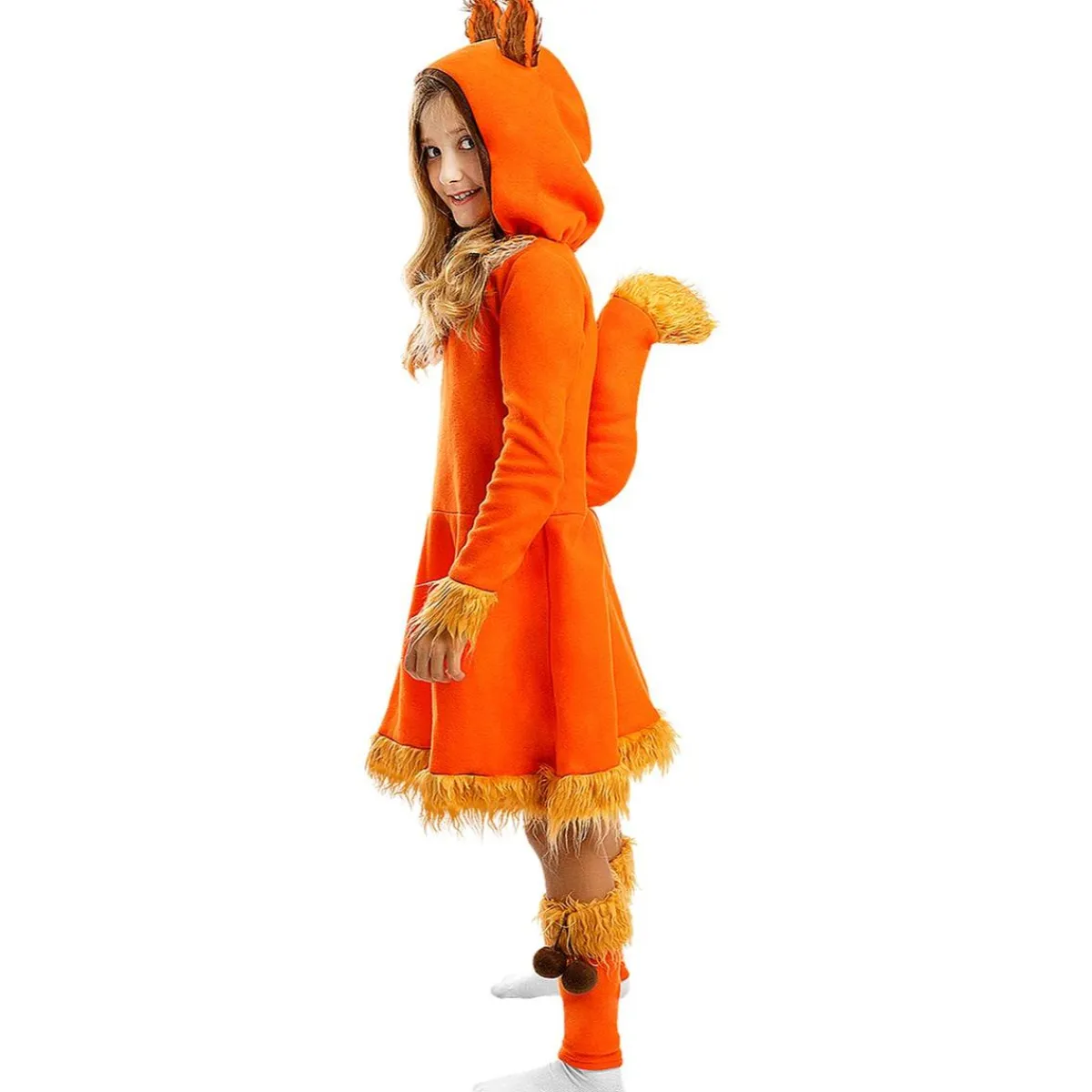 New Disfraz de zorro para niña 7-9 años Halloween|Disfraces