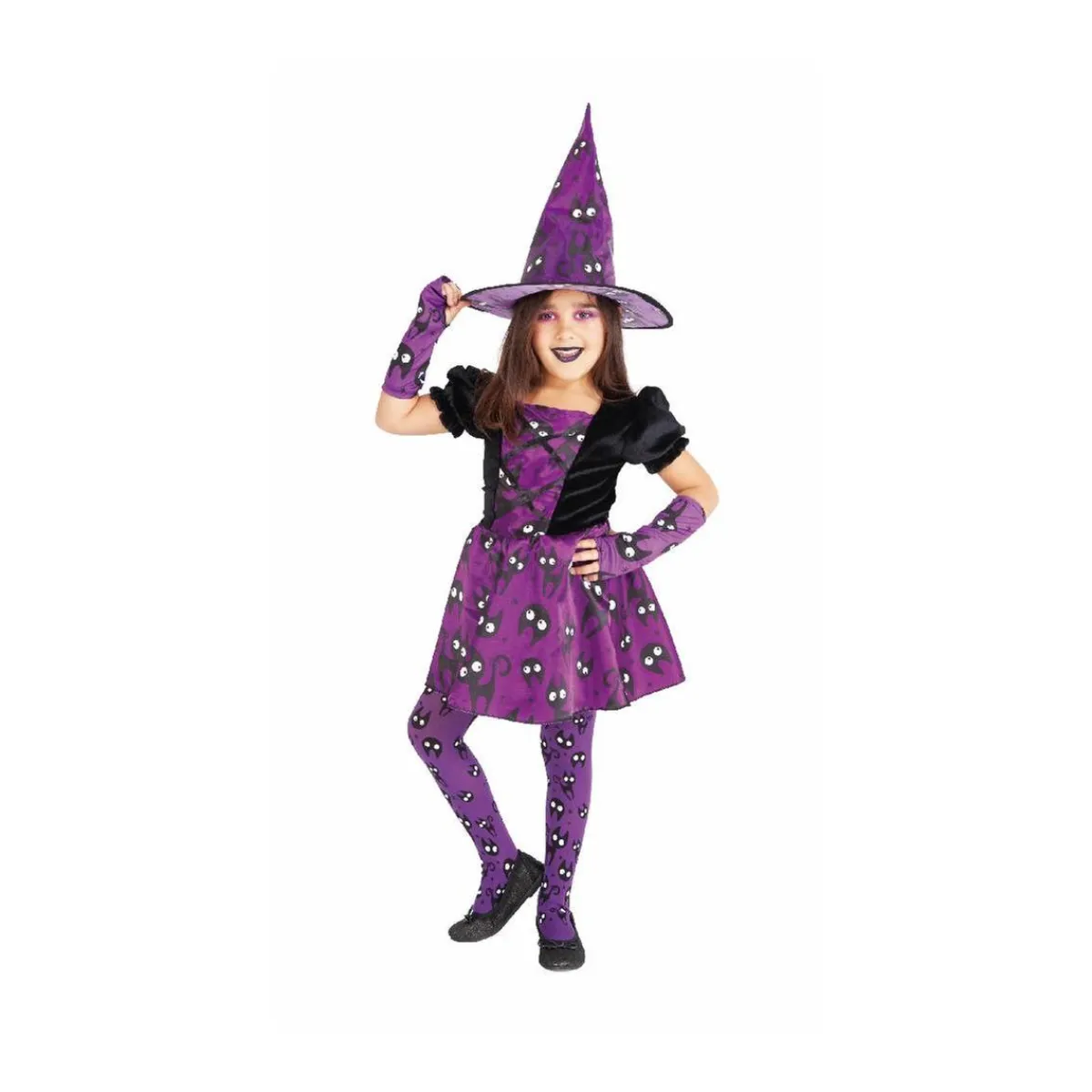 Disfraz infantil - Bruja púrpura 5-7 años*RUBIE'S Discount
