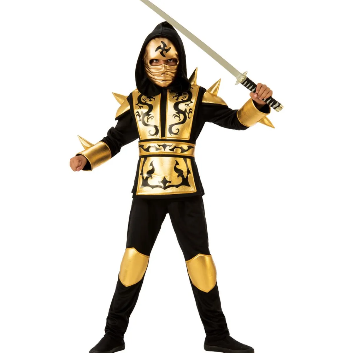 Disfraz Infantil - Dragón Ninja Gold 8-10 años*RUBIE'S Hot