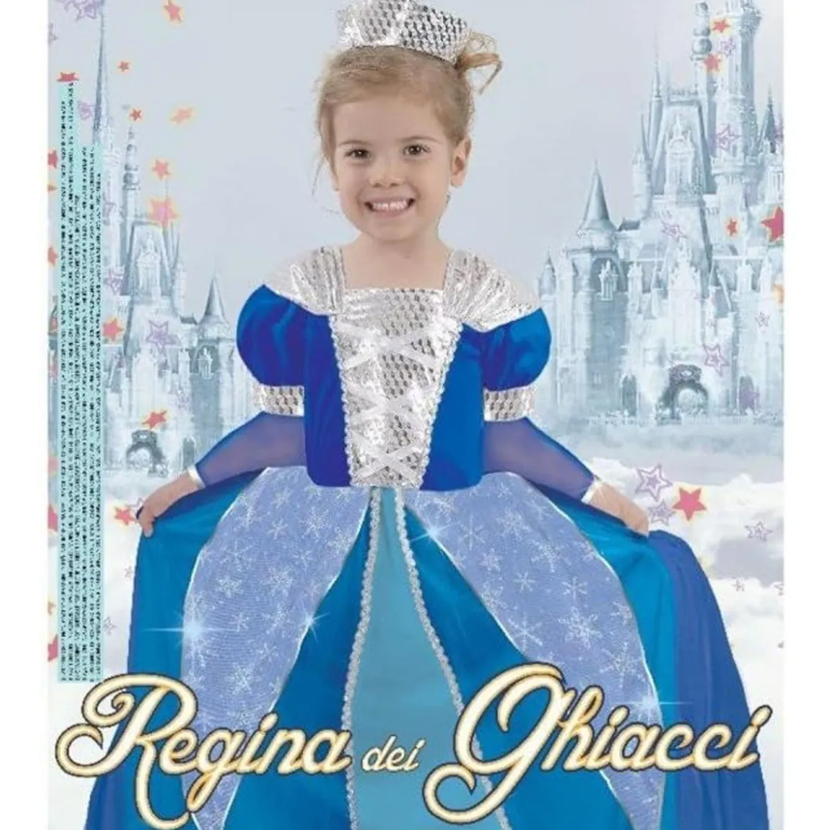 Disfraz infantil de reina de hielo 4-6 años Disfraces|Halloween