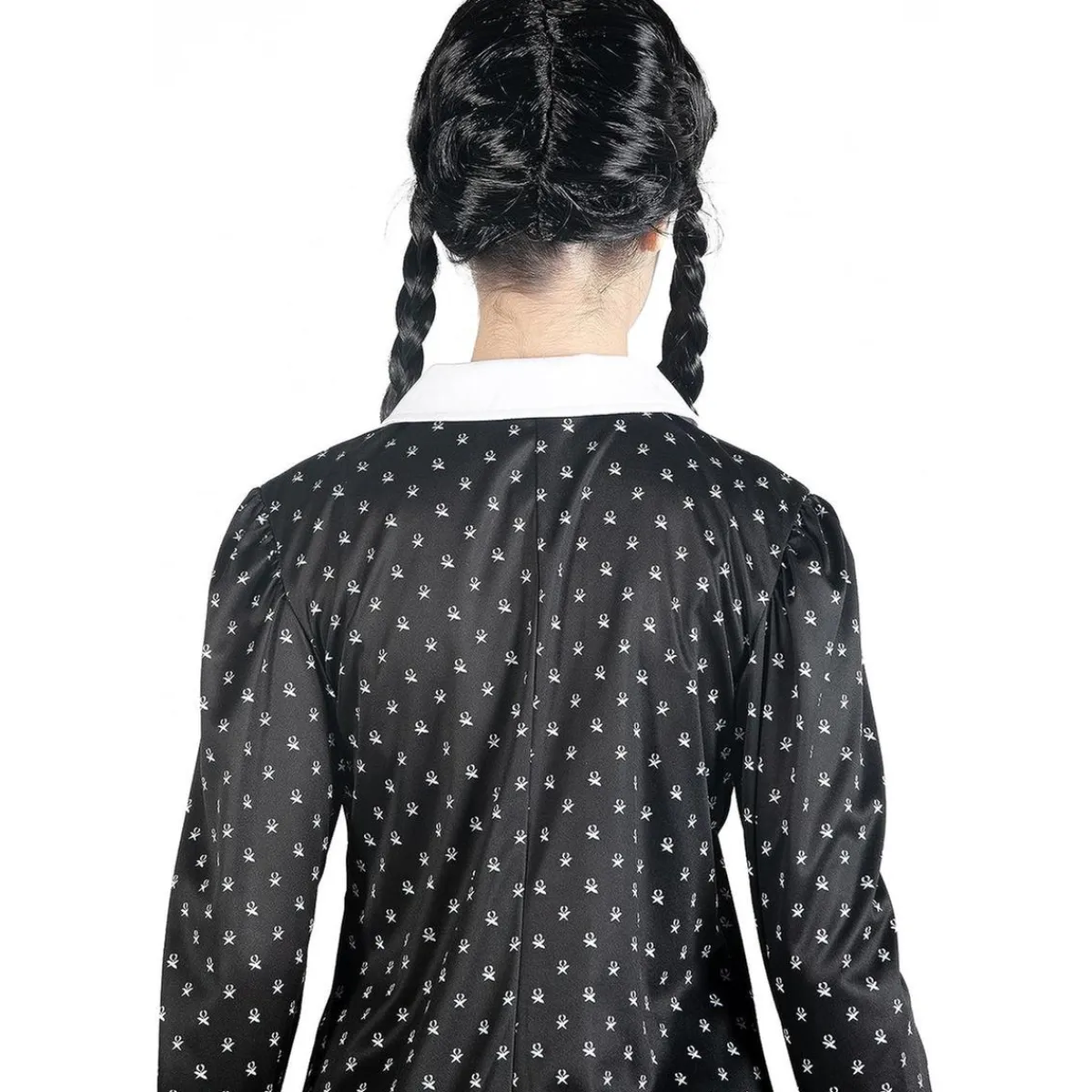 Online Disfraz Miércoles Addams vestido con peluca talla M Disfraces|Halloween
