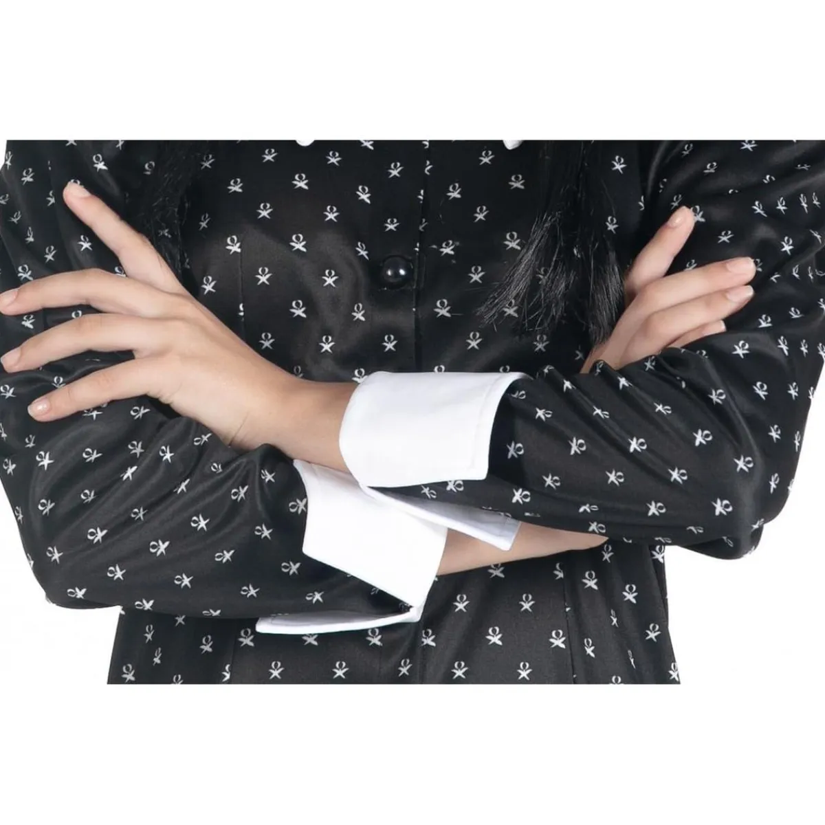 Online Disfraz Miércoles Addams vestido con peluca talla M Disfraces|Halloween