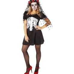Disfraz multicolor de Frida Catrina para mujer*RUBIE'S Outlet