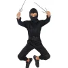 Disfraz Ninja negro para niño 10-12 años*Funidelia Hot